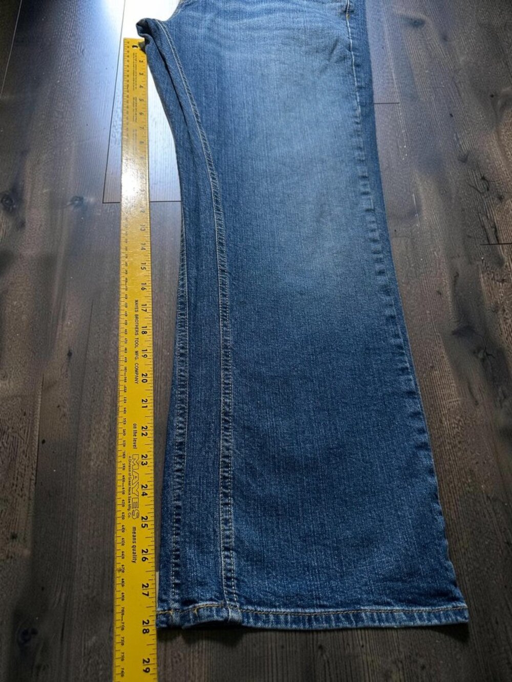 Levi Strauss Signature Men’s Bootcut Jeans 36x30 Medium Wash Casual Y2K - Picture 8 of 11